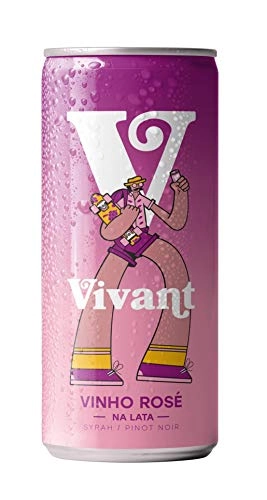 Vinho Brasileiro Rosé VIVANT Lata 269ml