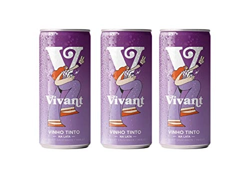 Caixa Com 24 Unidades De Vinho Tinto Vivant Wines