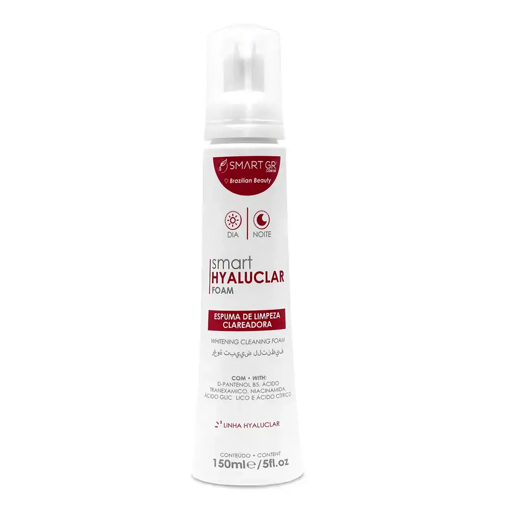 Smart Hyaluclar Foam - Espuma de Limpeza Clareadora - 150 ml - Smart GR