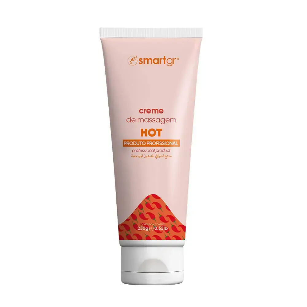Creme de massagem Hot 230g Smart GR - Creme de massagem Hot 230g Smart GR