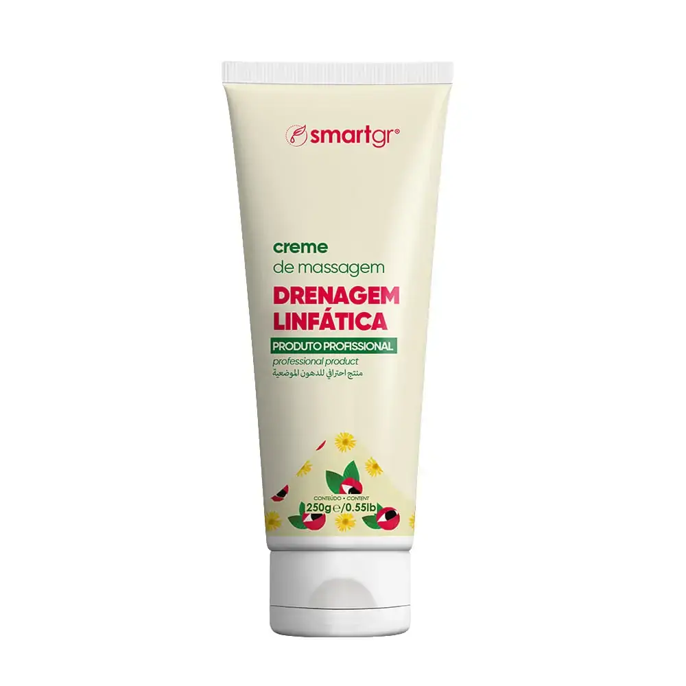 Creme de Massagem Drenagem Linfatica 230g Smart GR - Creme de Massagem Drenagem Linfatica 230g Smart