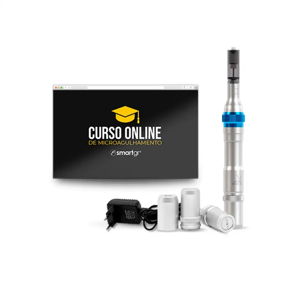 Smart Derma Pen + Curso online de Microagulhamento - Smart GR