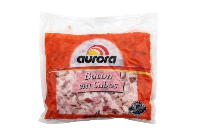Pas Bacon Aurora 500g Em Cubos