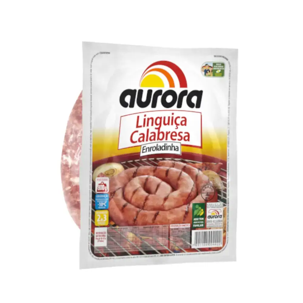 Linguica Calab Aurora Fresca Enrolada