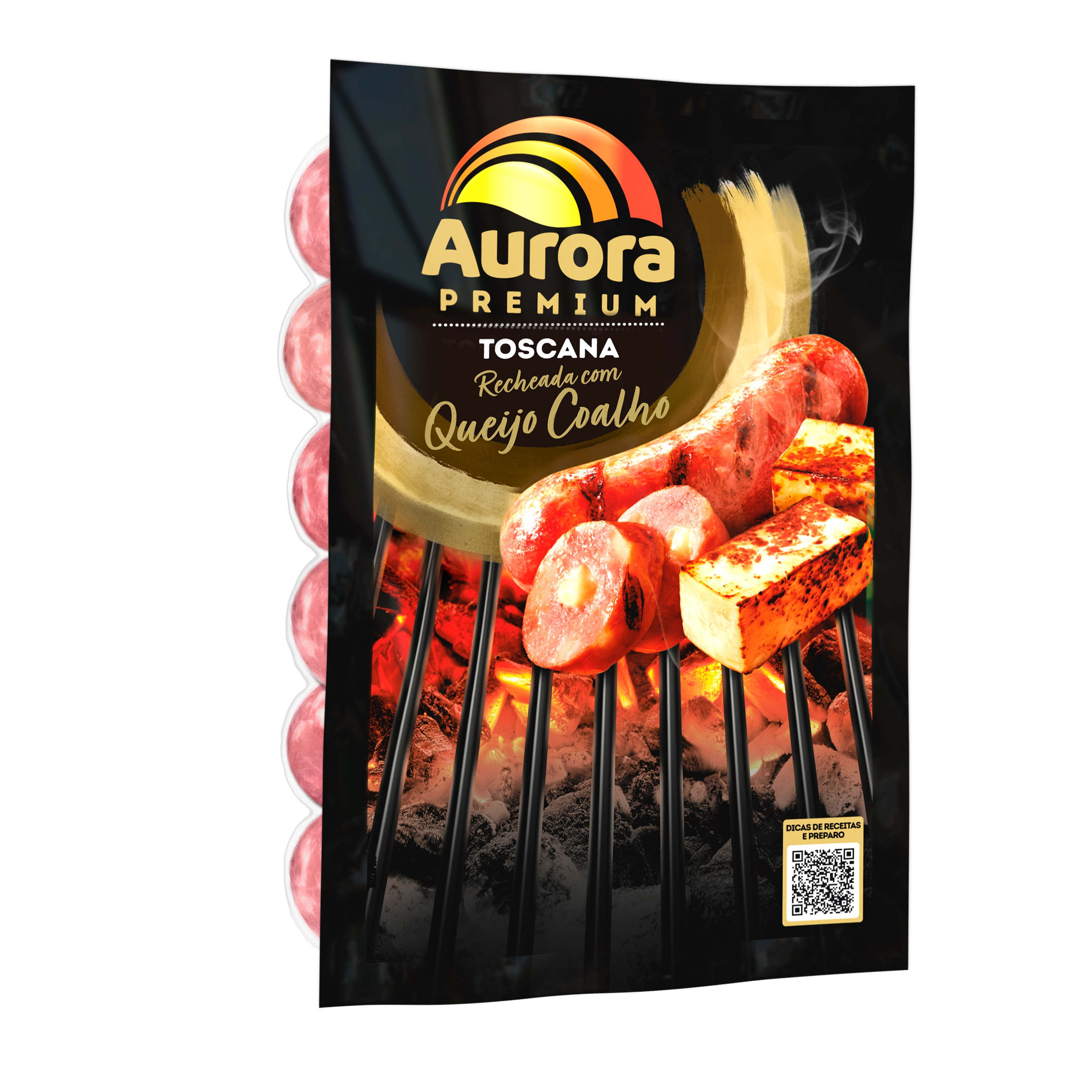 Acg Linguica Aurora Premium 500g Qjo Coalho