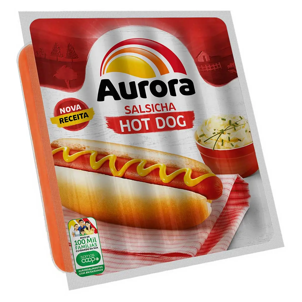 Salsicha Hot Dog AURORA 500g