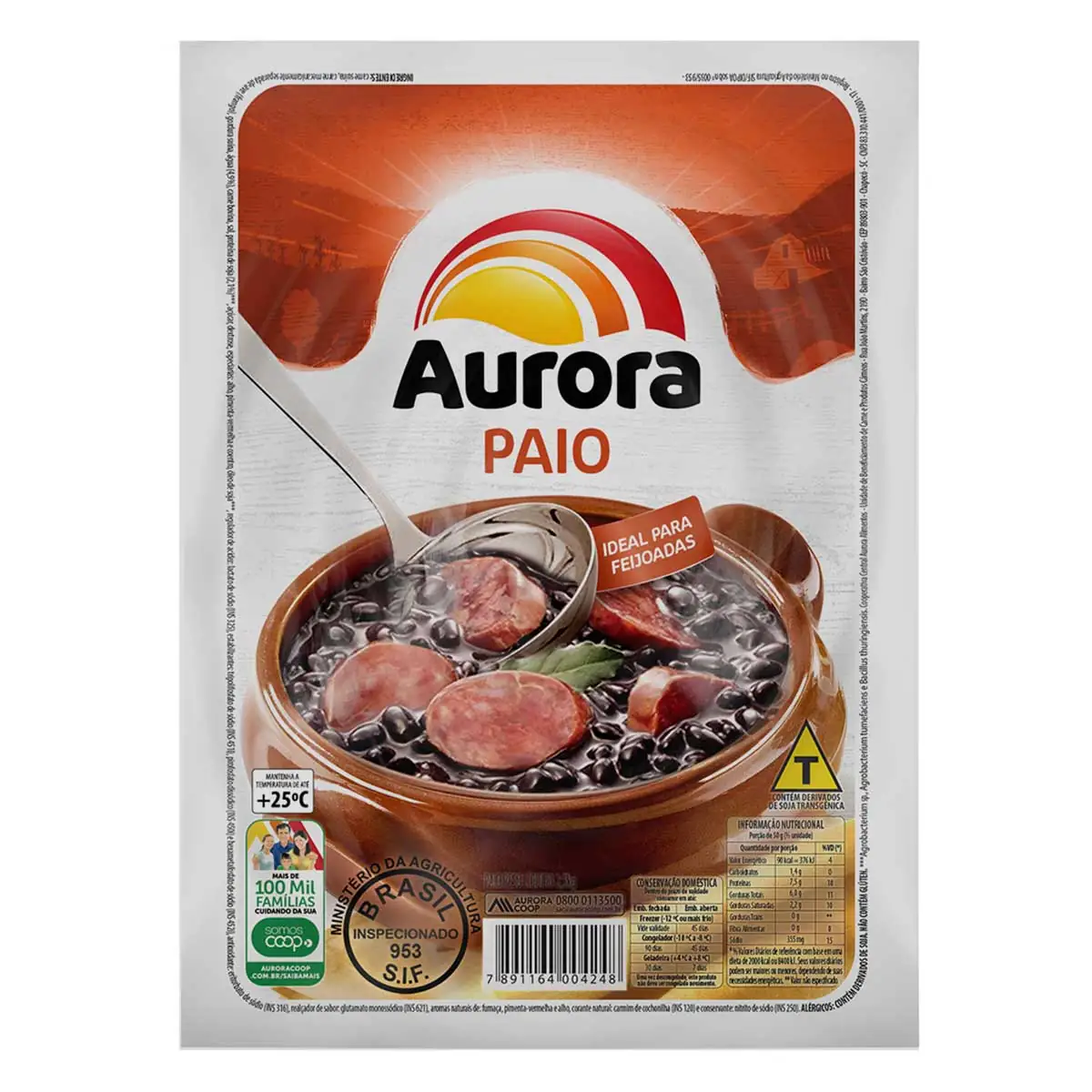 Lingüiça Paio AURORA 400g