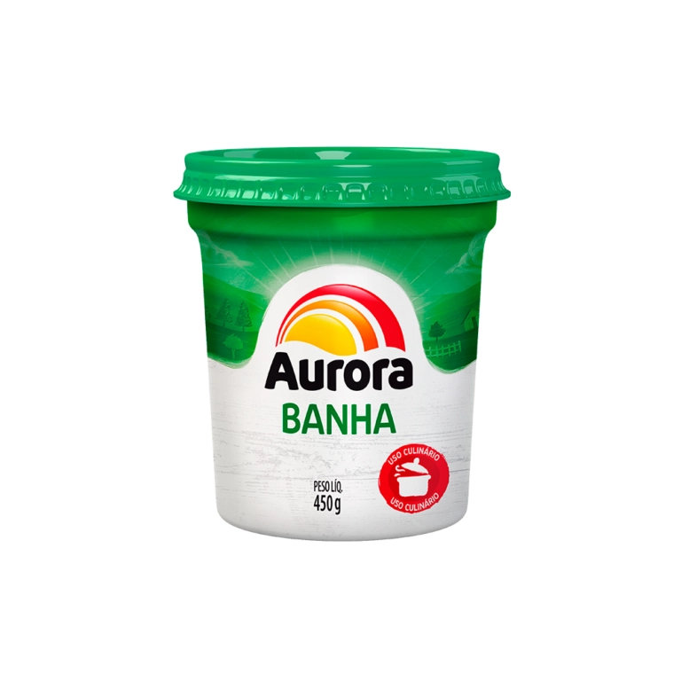 Banha Aurora 450g Pote