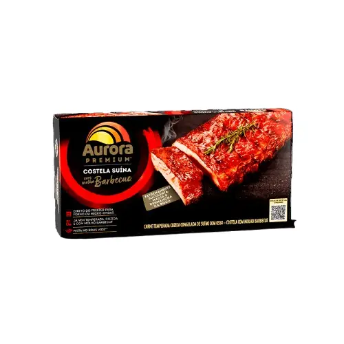 Costela Aurora 900g C/molho Barbecue