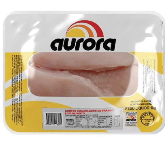 File De Peito Aurora 1kg Congelado