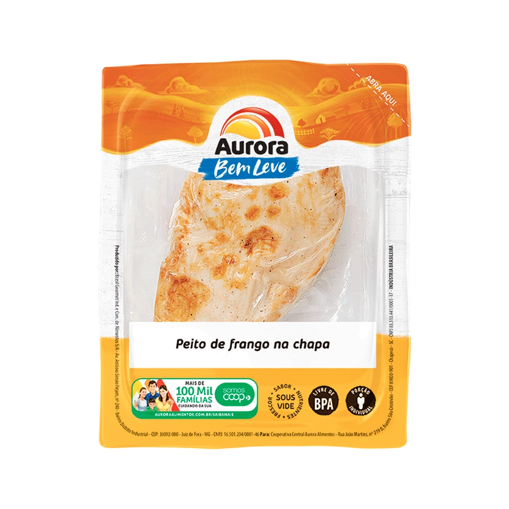 Peito De Frango Na Chapa Aurora 110g