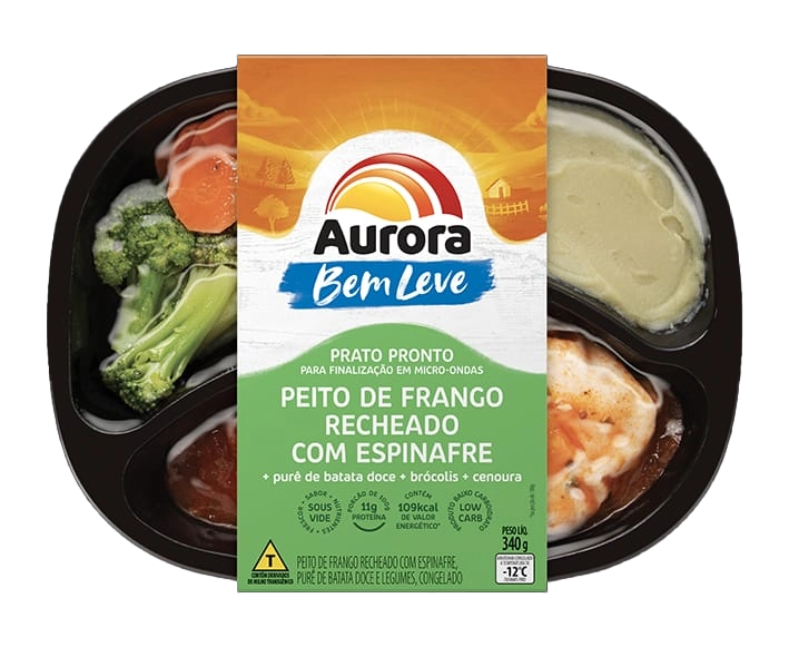 Pas Prato Pronto Aurora 340g File Peito Fg Rech/pure Bat Doc/leg
