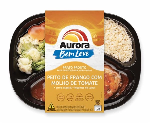 Pas Prato Pronto Aurora 310g File Peito Fg/arroz Int/leg
