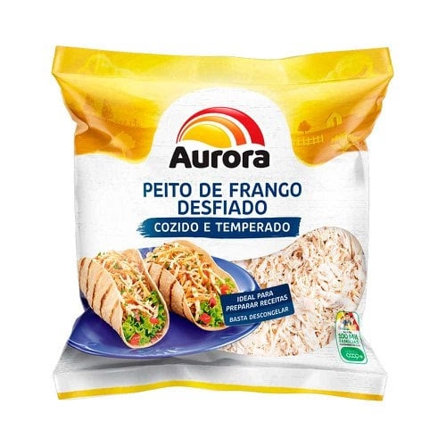 Peito Frango Aurora Cozido Desfiado 360g
