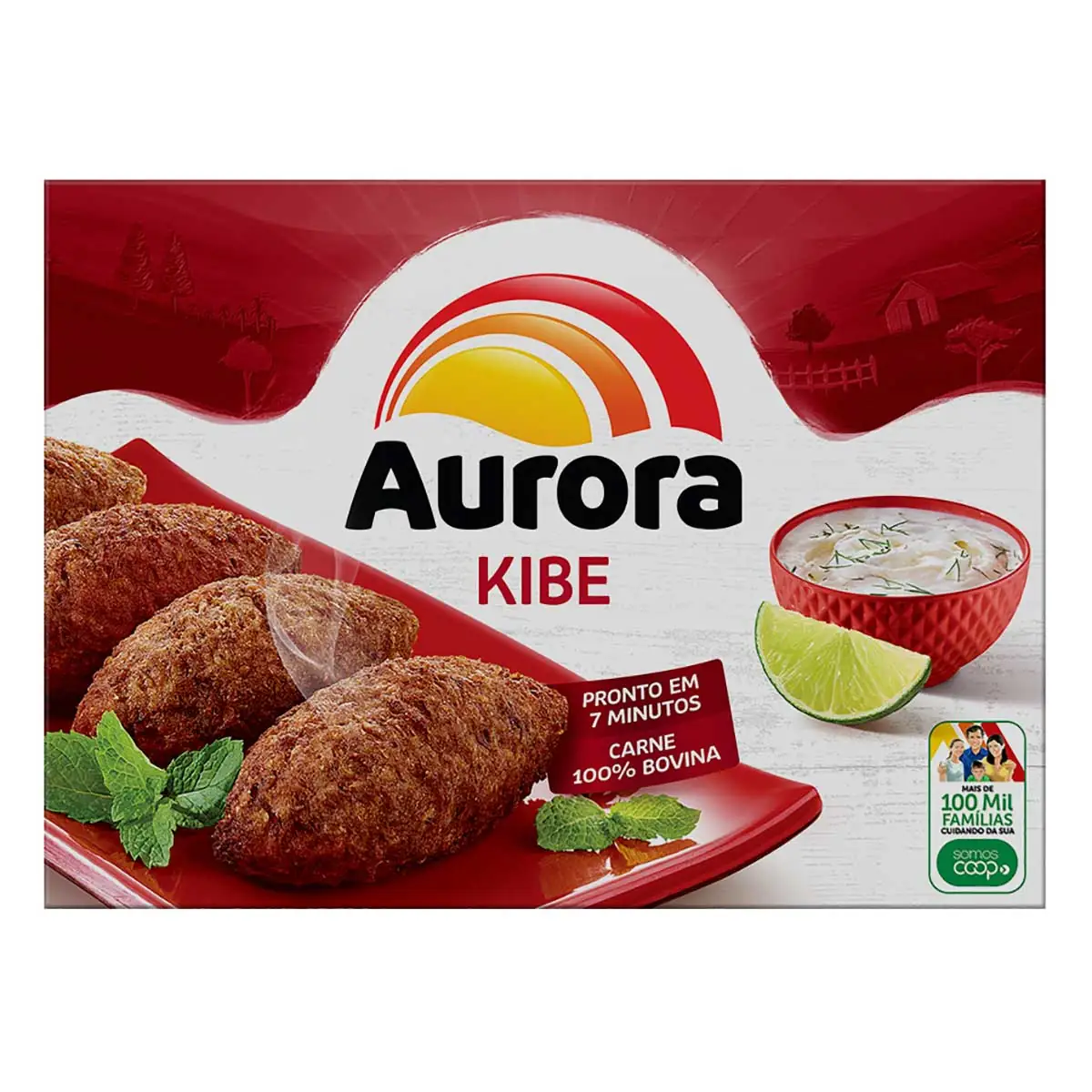 Kibe Congelado de Carne Bovina Aurora 500g