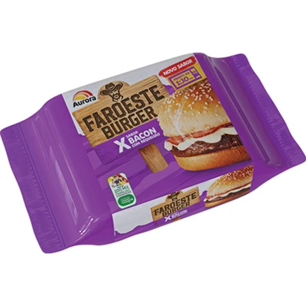 Sanduiche Aurora Faroeste X Bacon C/requeijao 145g
