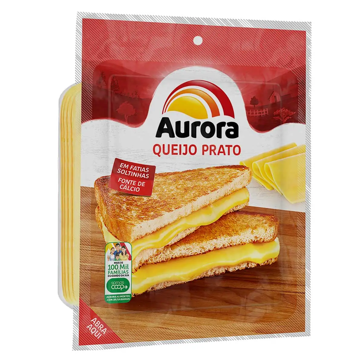 Queijo Prato Aurora Fatiado