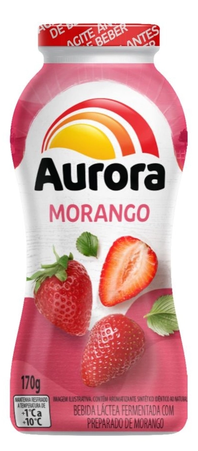 Bebida Lactea Aurora Morango