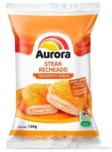 Steak Frango Recheado Aurora 120g