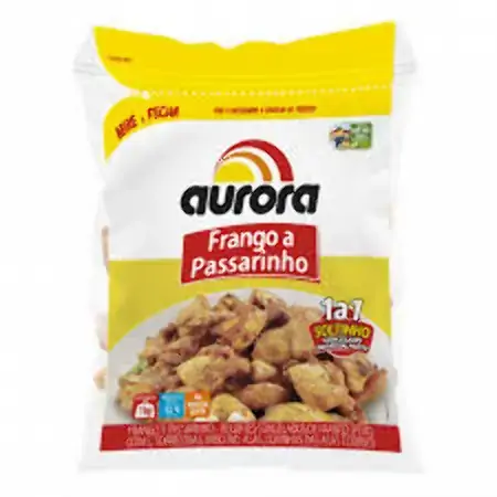 Frango A Passarinho Aurora 1kg Pct