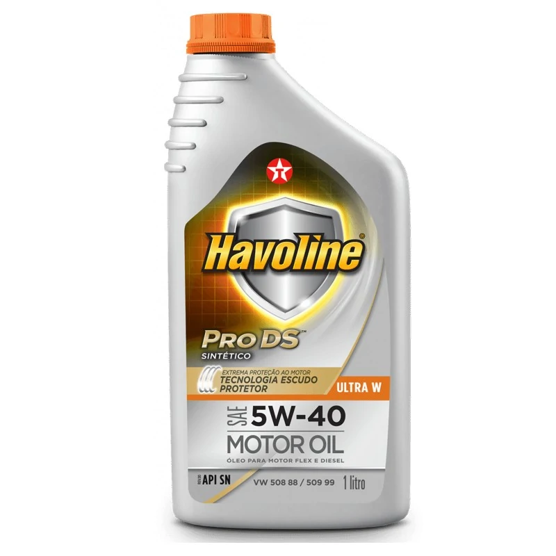 Óleo de Motor TexAço 5W40 API SN Havoline Ultra W Sintético - TEXACO 31407453