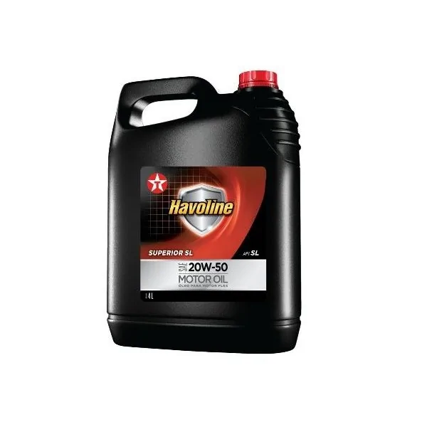 Óleo de Motor 20W50 SL Havoline Superior Mineral 4L - TEXACO 314235