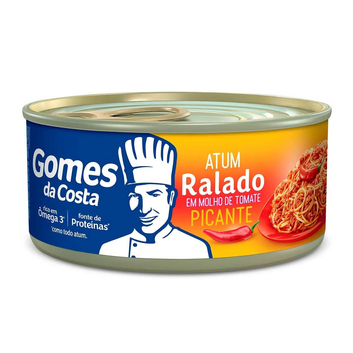 Atum Ralado ao Molho de Tomate Picante Gomes da Costa Lata 140g
