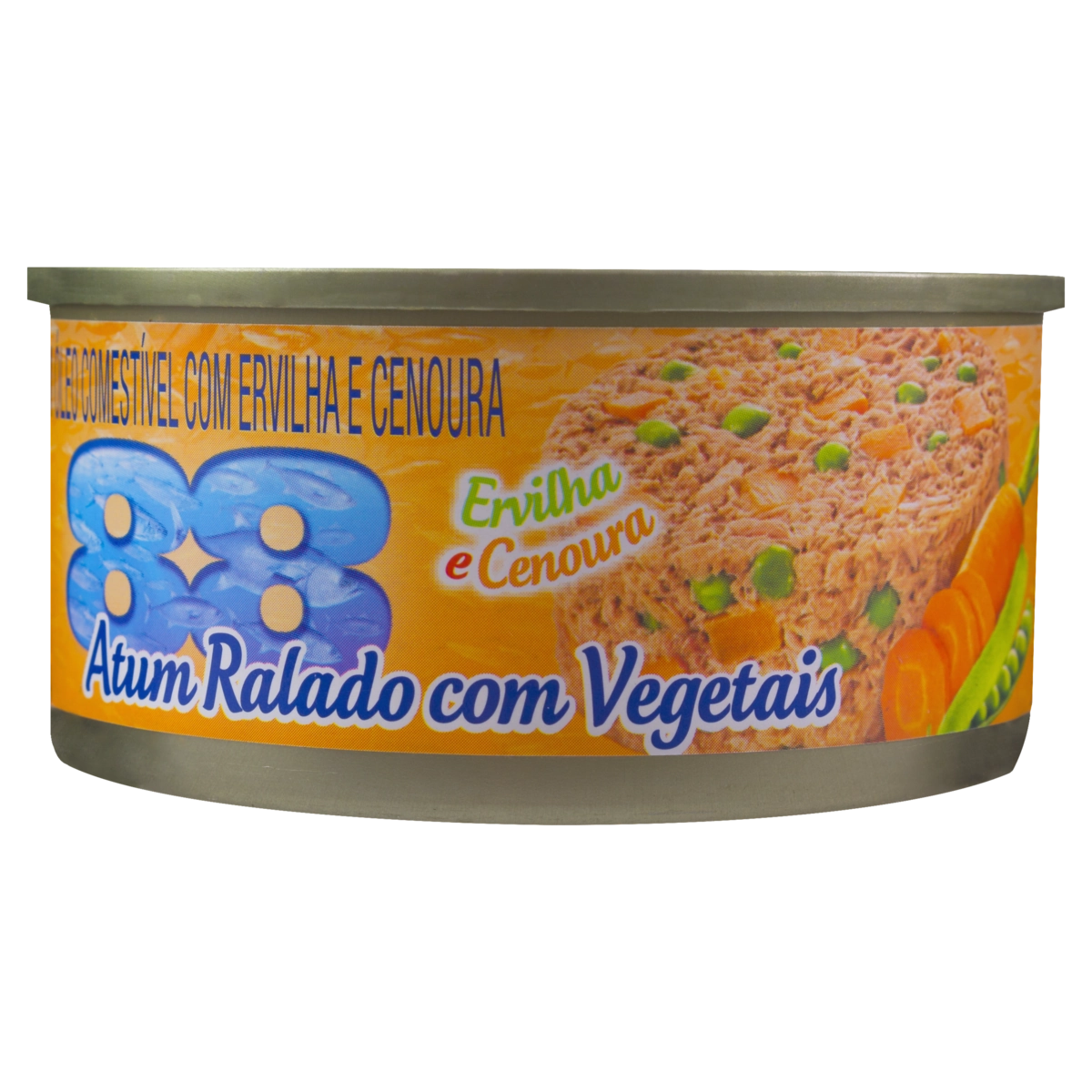 Atum Ralado Em óleo Com Vegetais 88 Lata 135g