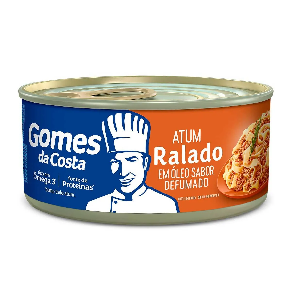 Atum Ralado Em Óleo Defumado GOMES DA COSTA Lata 170g