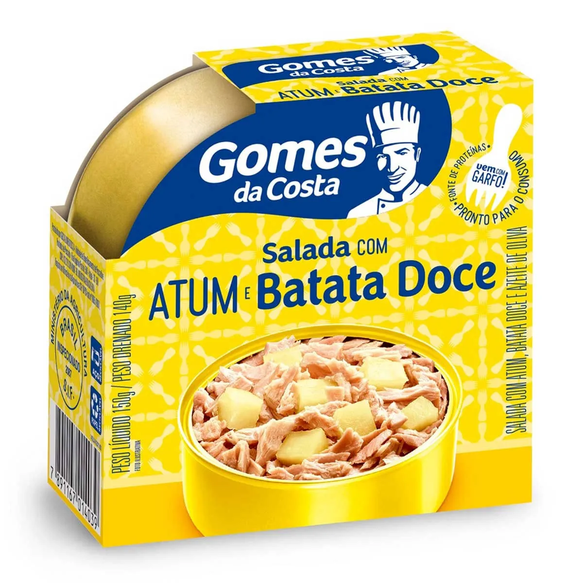 Salada De Atum Com Batata Doce E Azeite GOMES DA COSTA Pote 150g