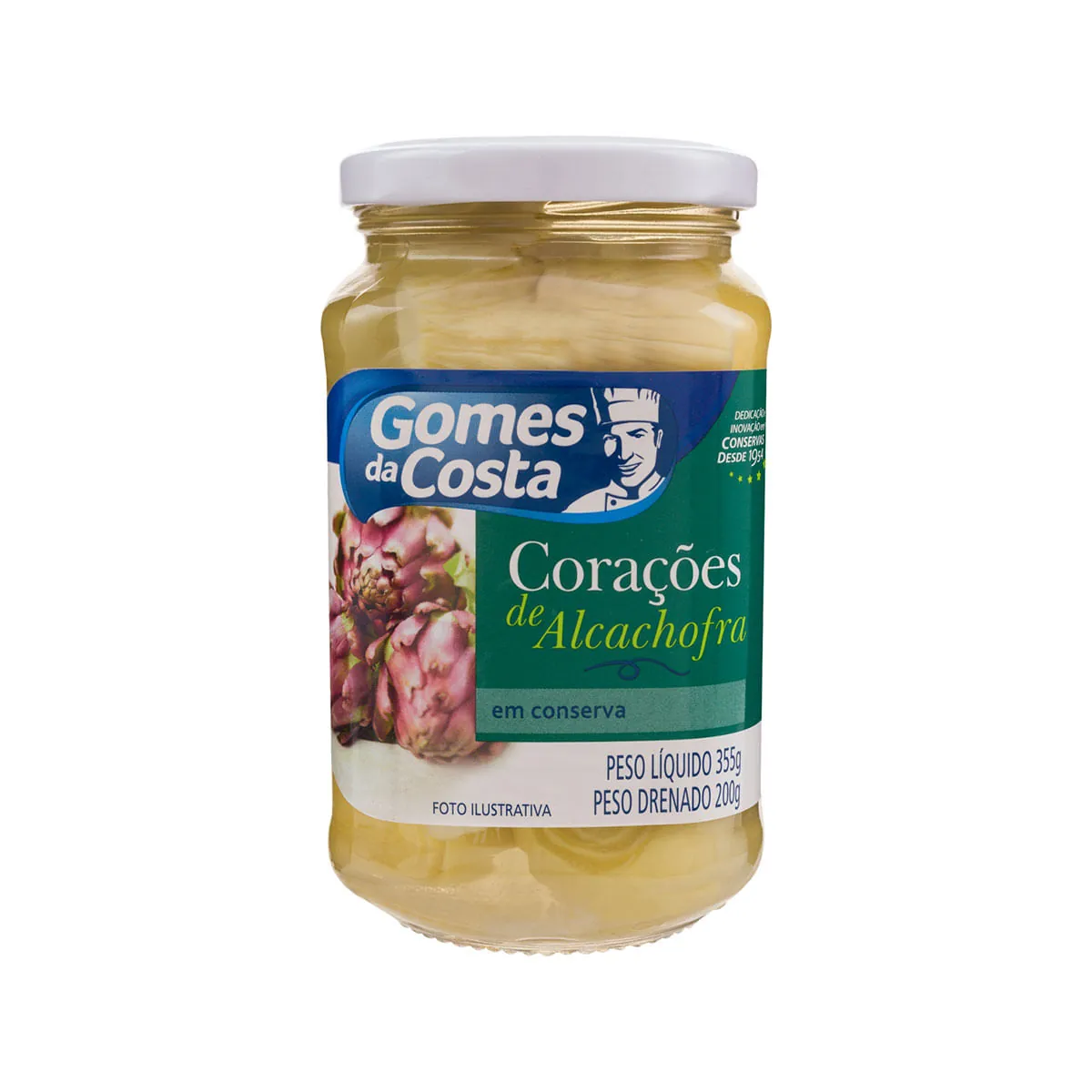 Coração de Alcachofra em Conserva Gomes da Costa 200g