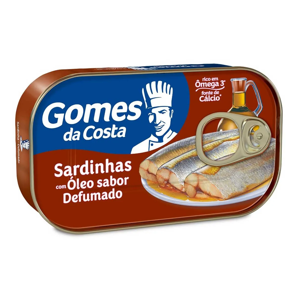 Sardinha Com óleo Defumado Gomes Da Costa Lata 75g