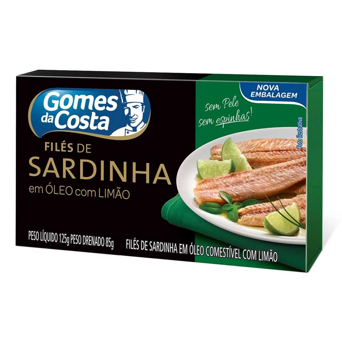 Filé de Sardinha com Limão GOMES DA COSTA 85g