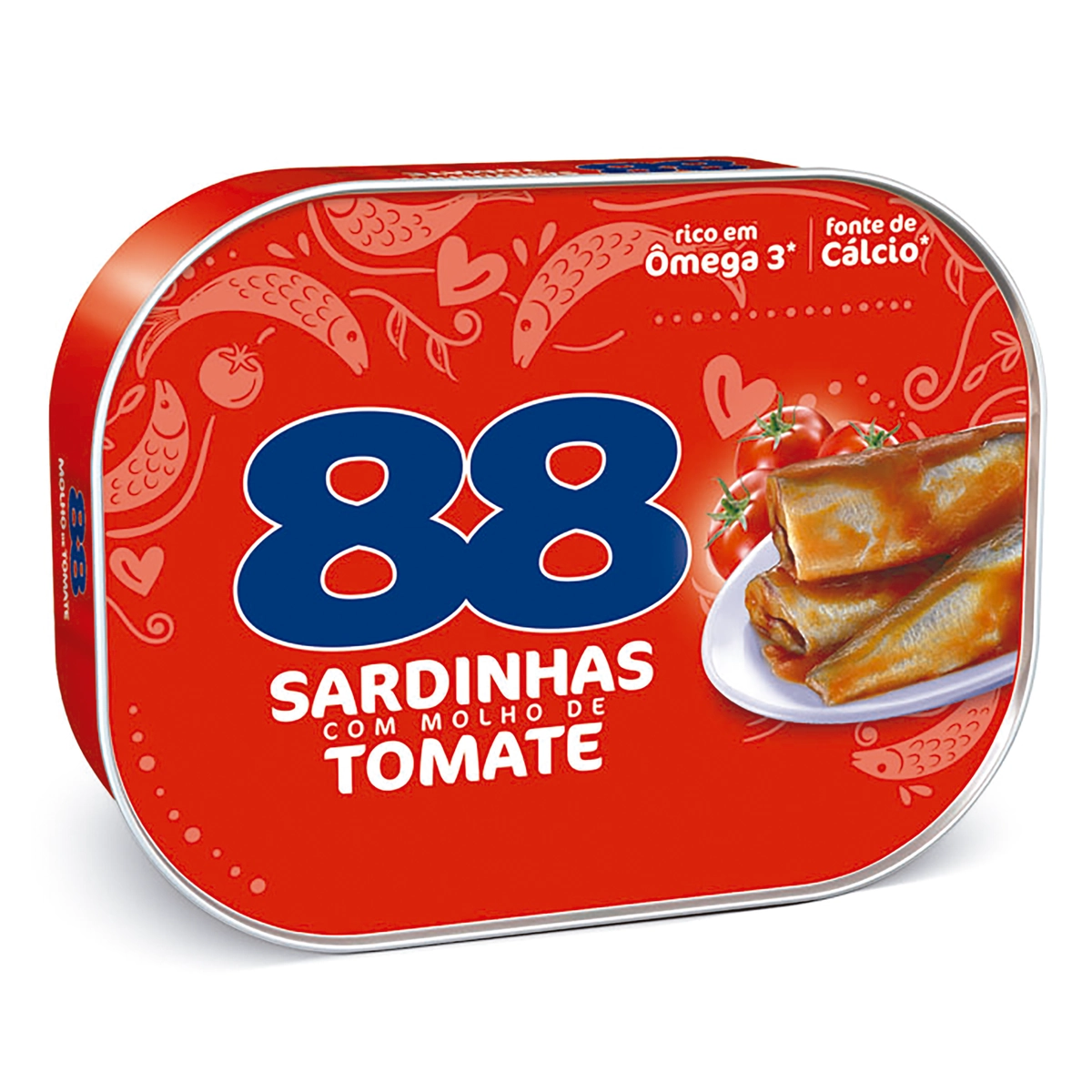 Sardinha Com Molho De Tomate 88 Lata 150g