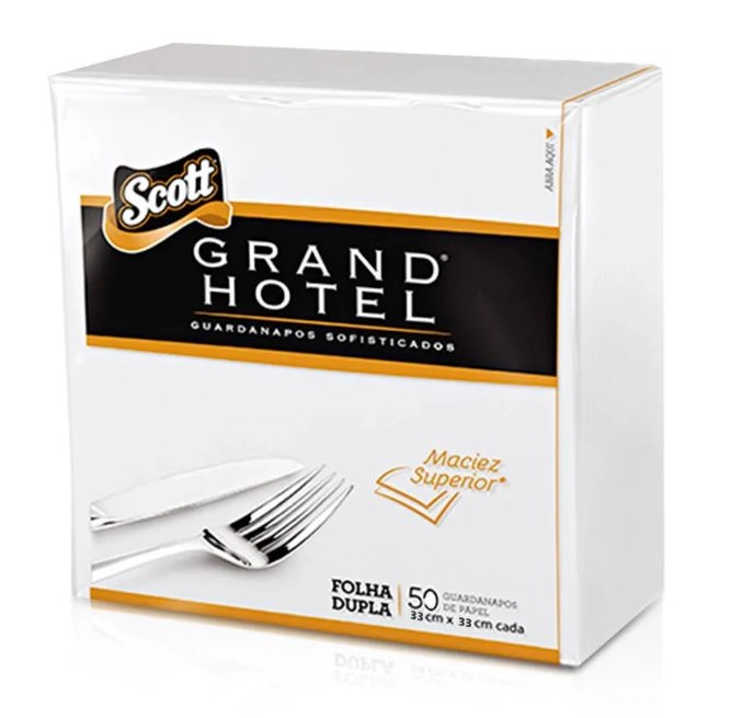 Guardanapo Scott Grand Hotel 33x33 - 50 unidades