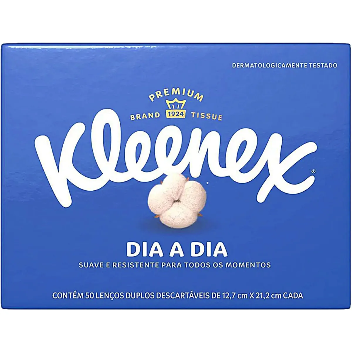Lenço de Papel Box Kleenex Dia a Dia - 50 Lenços