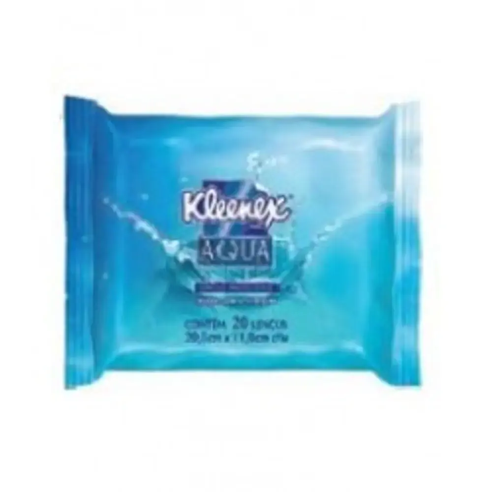 Lencos Umed Kleenex 20u Aqua