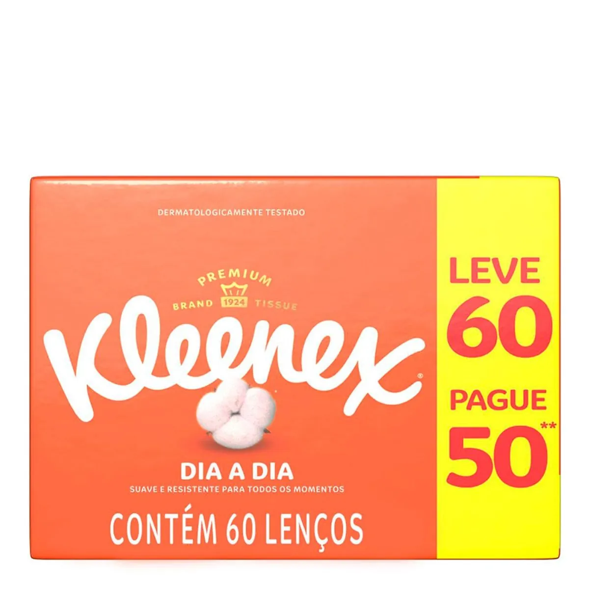 Lenço de Papel Kleenex Box Leve 60 Pague 50