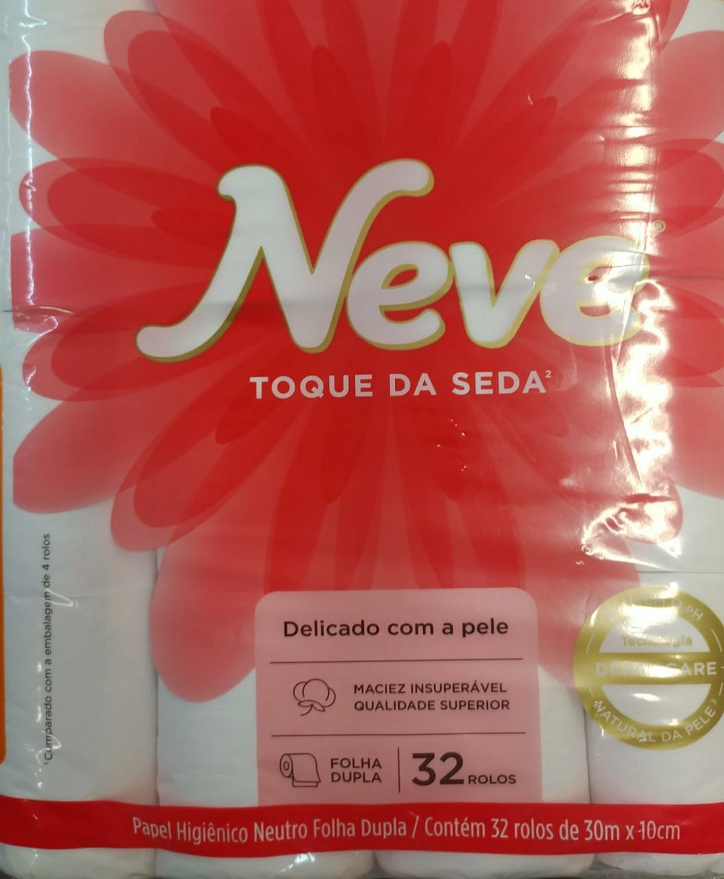Papel Higiênico Neve Compacto Fd Lv32 Pg30