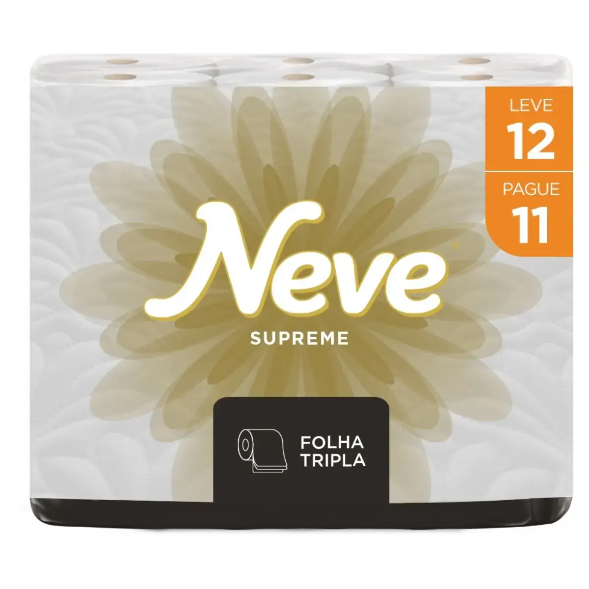 Papel Higiênico Neve Neutro Tripla Leve 12 Pg 11 20mt