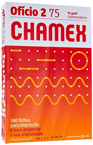 Chamex Multi 75 G/m Sulfite Ofício 9 21,5 X 31,5 Cm 500 Pacote