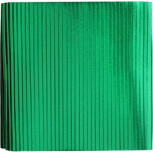 Franja Plissada Verde 10cm 1 Unidade Regina Festas