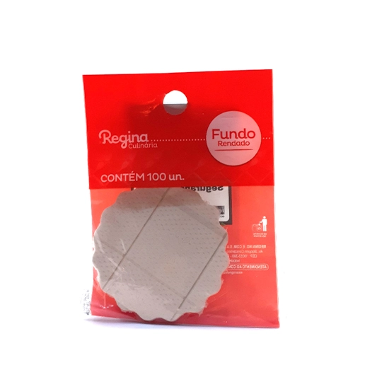Fundo Rendado Para Doces Branca 7cm Regina 100 Unidades
