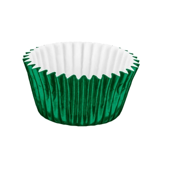 Forminha Para Doces Laminada Verde Escuro N 05 Regina 50 Unidades