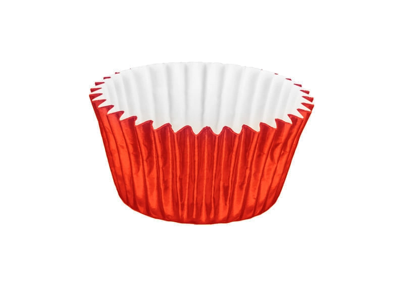 Forminha Para Doces Pirotines Laminada Vermelha N 05 Regina 50 Unidades