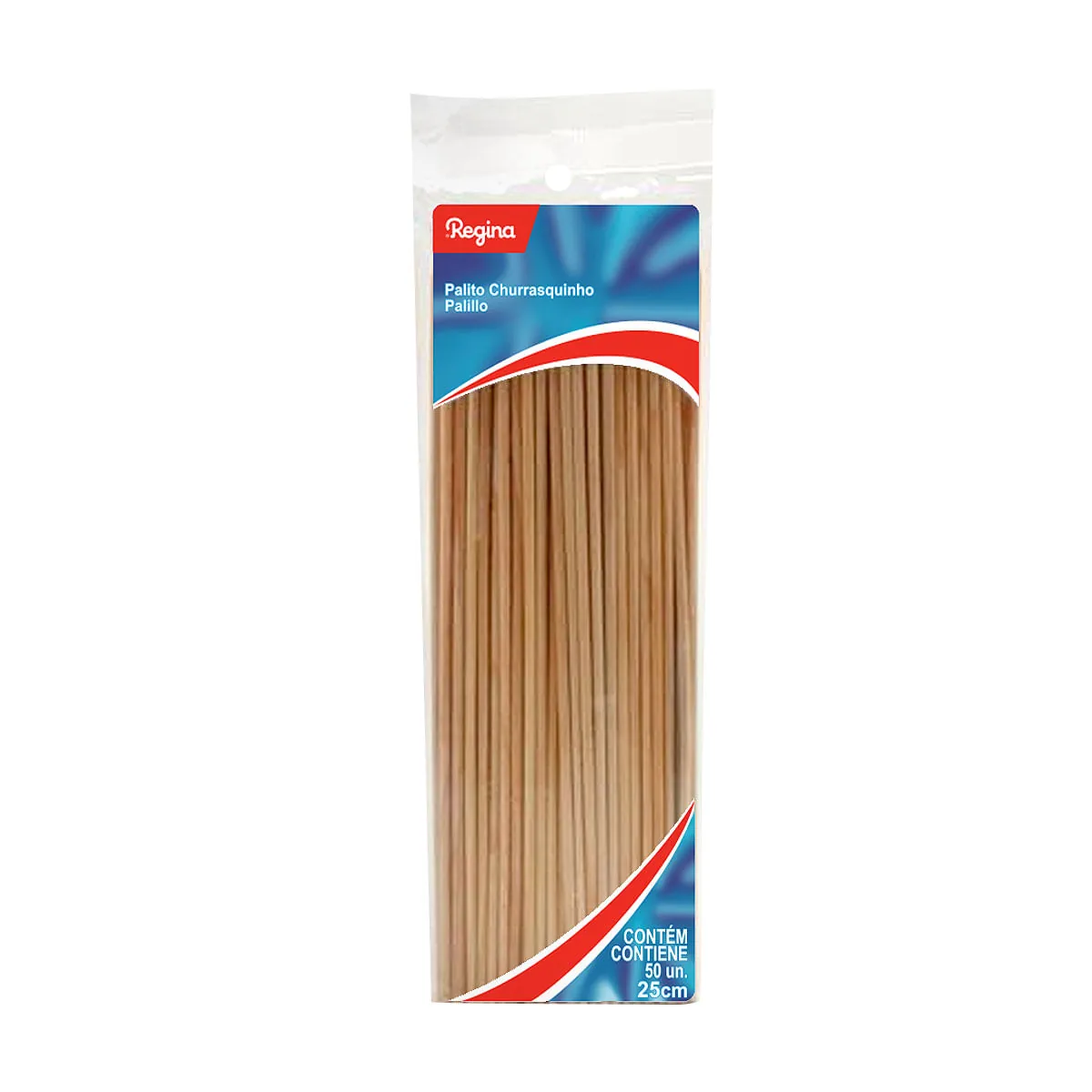 Palito Regina P/churrasco 25cm C/50