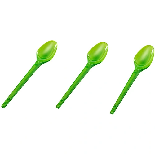 Colher De Plástico Verde Com 10 Unidades Regina Festas