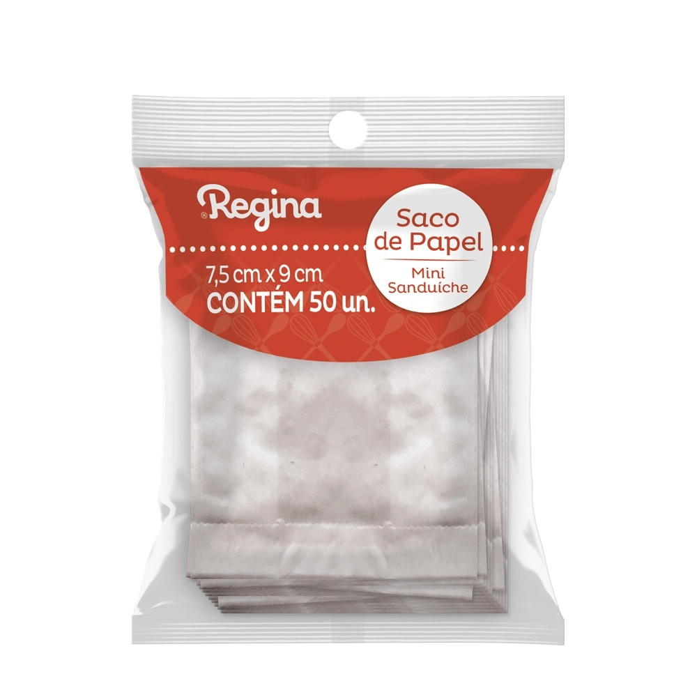 Ft Saco Regina Papel Br Mini Sand 50 Unidade