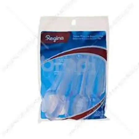 Regina Colher Plast Cristal C/50 Und