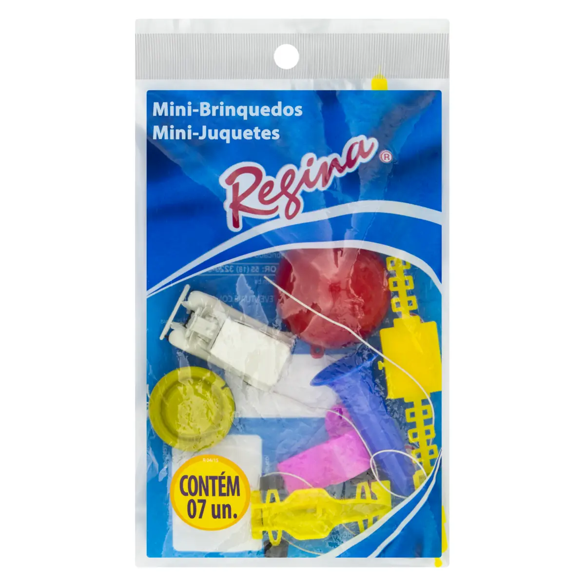 Mini Brinquedo Regina Pacote 7 Unidades
